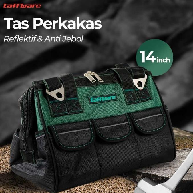Gambar Ready || Airaj Tas Perkakas Storage Tool Bag Waterproof Premium Oxford - Classic 14" dari ikhasnshopaja undefined Tokopedia