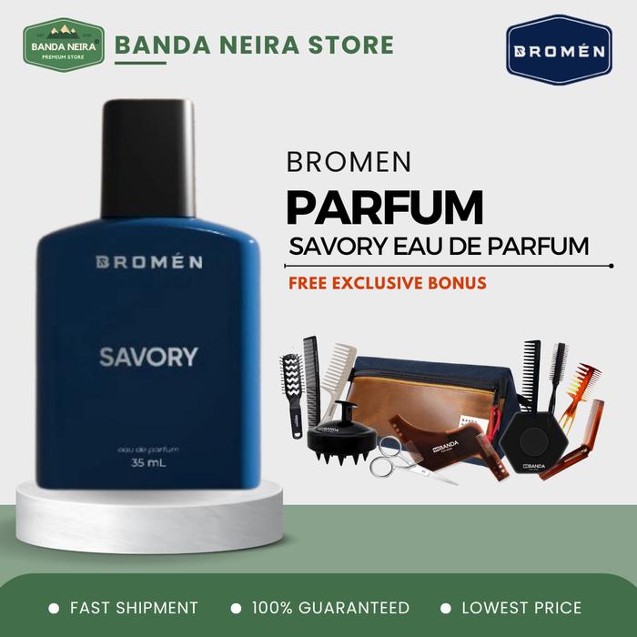 Gambar BROMEN Savory / Enigmatic / Ambiton / Prestige Eau De Parfum / EDP / Parfume Pria - SAVORY, NO BONUS dari Banda Neira Store undefined Tokopedia