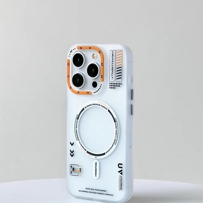 Gambar CASING IPHONE 15 PRO MAX / 15 PRO / 15 CASE MAGSAFE FORSTED - Putih, IP 15 dari Unboxing Official undefined Tokopedia
