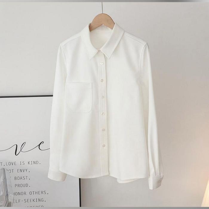 Gambar Premium Series Kemeja Big Size Ukuran Size S M L XL 2XL 3XL 4XL XXL XXXL Atasan Fashion Blouse Wanita Jumbo Wanita Kemeja Warna Putih Hitam Kemeja kantor Kerja Acara Formal Resmi - White, S dari Feelisha undefined Tokopedia