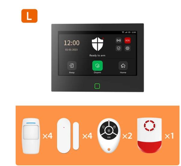 Gambar Staniot Home Alarm System Wireless WiFi/4G Tuya Smart Security Protection Kit - 1 set dari Rare Goods Shop undefined Tokopedia