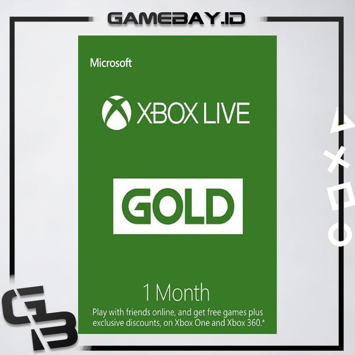 Jual XBOX Live Gold Month Membership US Amerika Kota