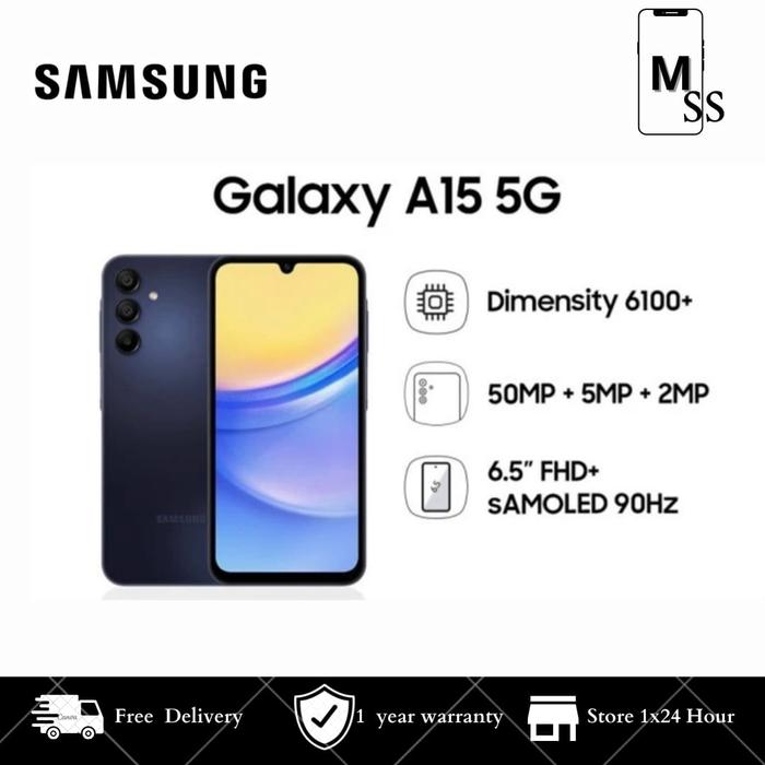 Gambar Samsung Galaxy A15 5G 8/256GB - Black dari Mobile Store Surabaya undefined Tokopedia