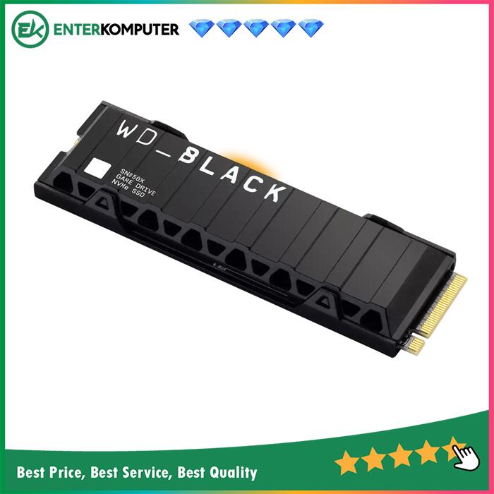 WD BLACK SN850X NVMe SSD 2TB With Heatsink 2280 PCIe Gen4 x4