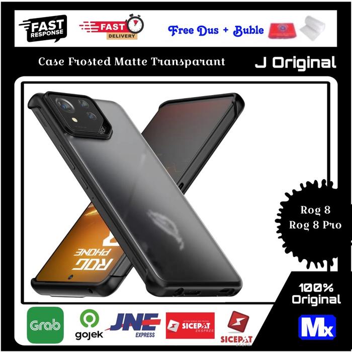 Gambar Rog Phone 8 Rog 8 Pro - MAXFEEL Matte Slim Case Shell Cover Original - Hitam, rog phone 8 dari CAFELE JAKARTA undefined Tokopedia