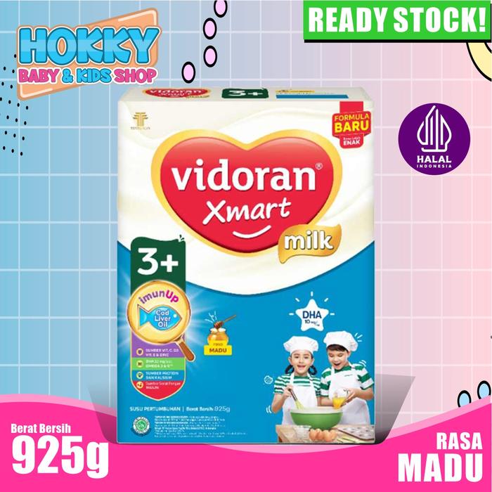 Gambar VIDORAN X-MART 3+ MADU 925g Susu Pertumbuhan Anak Usia 3-5 Tahun dari Hokky Baby And Kids Shop undefined Tokopedia
