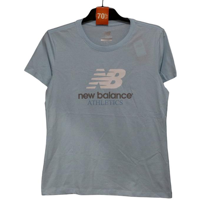 Gambar Kaos Wanita New Balance Original (Ukuran Medium) - LWT2391EB Blue, Medium dari Haji Fit Store undefined Tokopedia