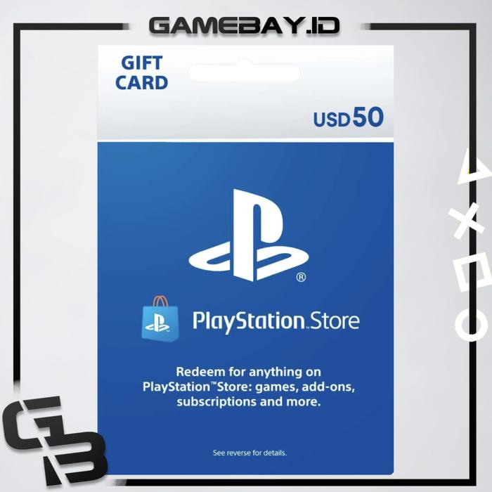 Sony 50 Dollars Ps4 Sony Playstation Store 50 Playstation Card