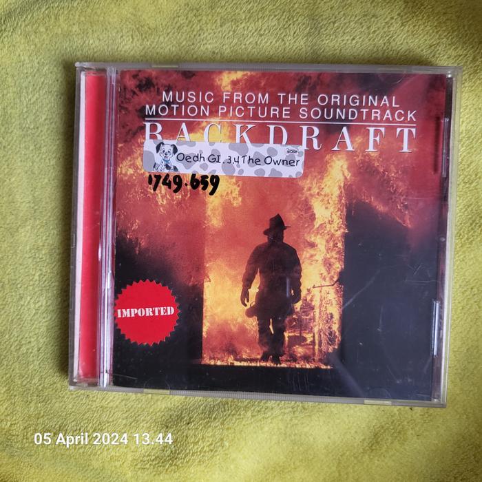 Gambar CD MUSIC FROM THE ORIGINAL MOTION PICTURE SOUNDTRACK  - BACKDRAFT dari Toko Musik Dan Buku undefined Tokopedia