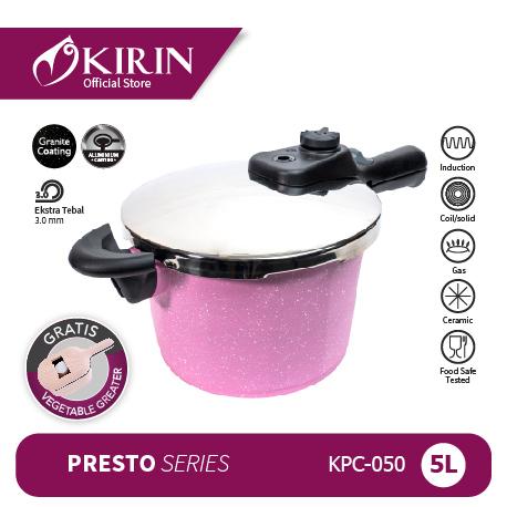 Gambar Kirin Pressure Cooker KPC / Panci Presto / Induksi - 5 Liter dari Kirin.indonesia undefined Tokopedia