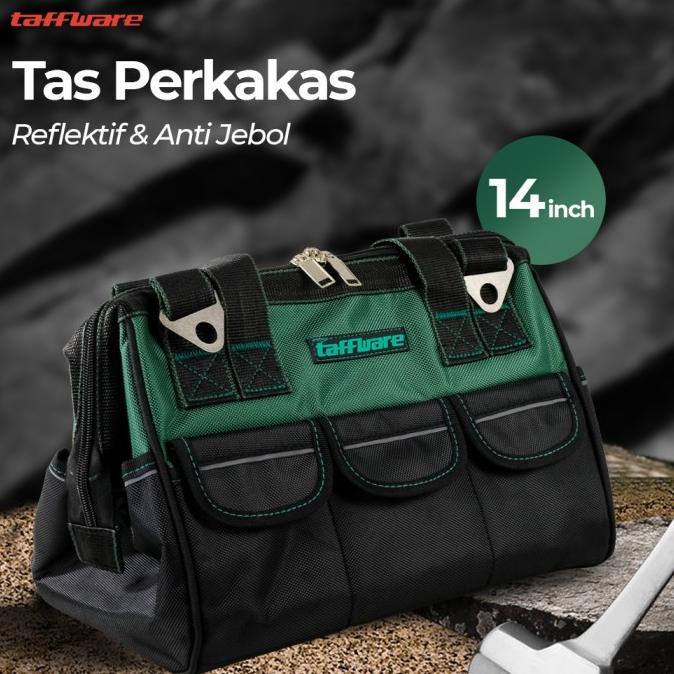 Gambar Ready || Toolbag Tool Bag Tas Perkakas / Tas Storage Peralatan Alat - 14 inch dari ikhasnshopaja undefined Tokopedia