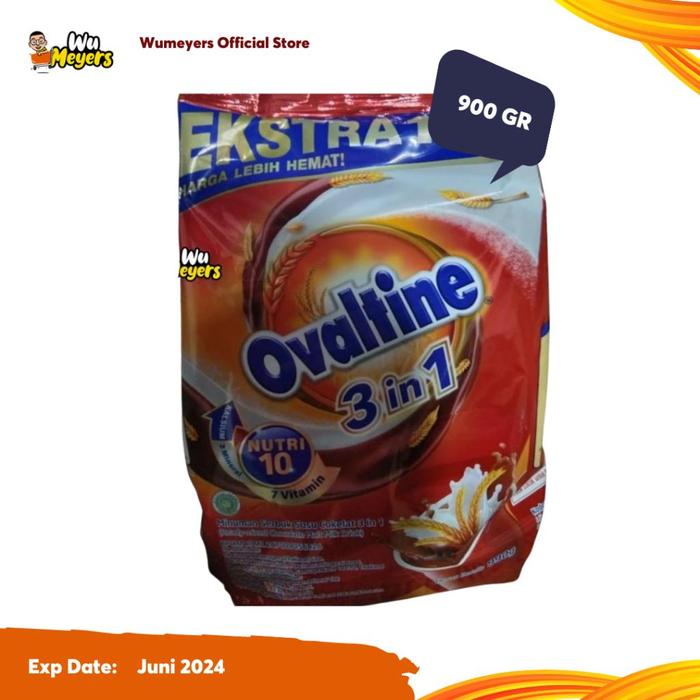 Gambar US22- Ovaltine 3in1 Susu Bubuk Coklat 900 gr dari UniqueShop77 undefined Tokopedia