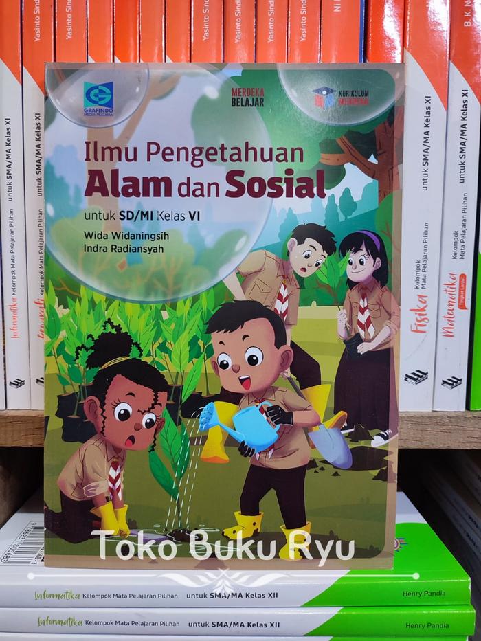 Jual Ilmu Pengetahuan Alam dan Sosial IPAS Kelas 6 SD Kurikulum Merdeka ...