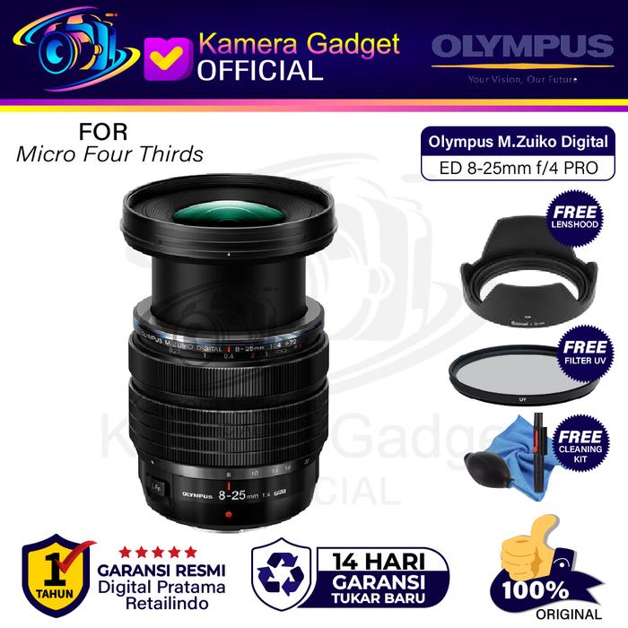 Olympus Mzuiko Digital Ed 8-25mm F4 Pro Lens Om System Mft Resmi