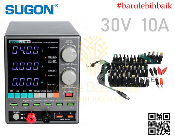 Gambar DC PSU SUGON Power Supply Powersupply 3010PM 3010 PM 30V 10A - With Jack dari Home Business Jbu undefined Tokopedia