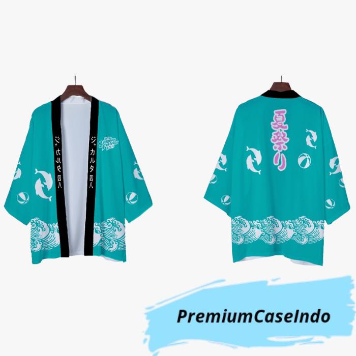 Gambar Kimono cardigan yukata jkt48 biru muda summer fest pria xs s m l xl 2l 3l 4l 5l - S dari PremiumCaseINDO undefined Tokopedia