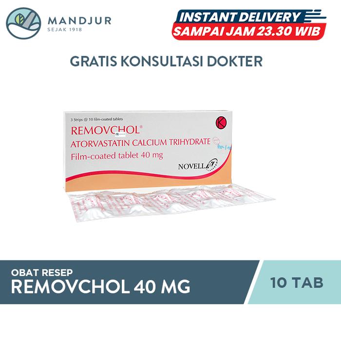 Gambar Removchol 40 mg 10 Tablet / Obat Kolesterol dari Apotekmandjurofficial undefined Tokopedia