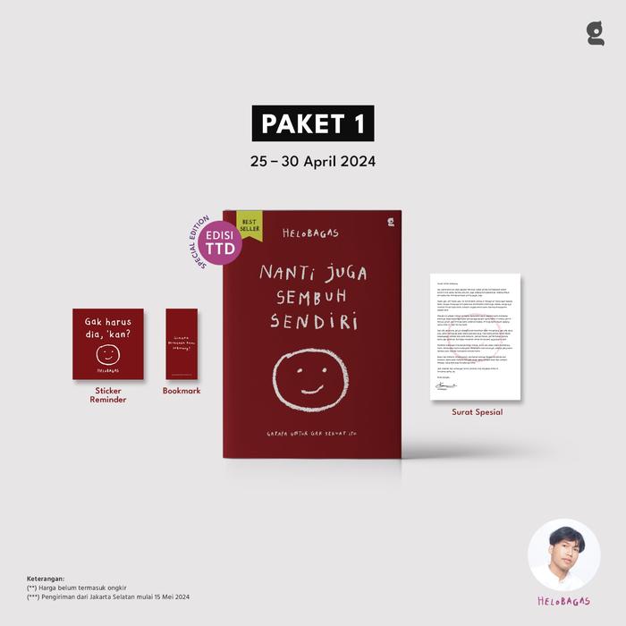 Gambar Buku Selfimprovment - nanti juga sembuh Sendiri - helobagas - Bumifksi - Special PKT 1 dari BumifiksiJogjakarta undefined Tokopedia