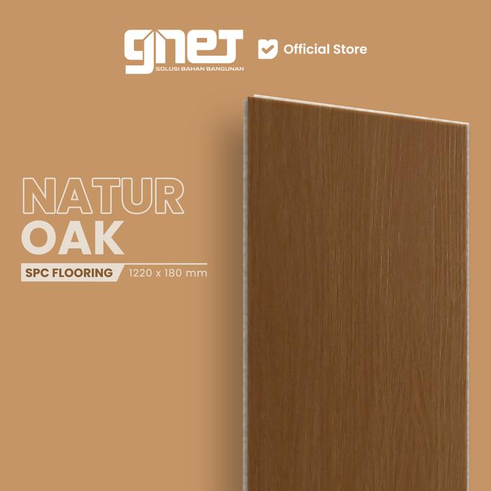 Gambar GNET SPC Flooring 6 mm klik - SPC | Click System - Natur Oak dari GNET Official Store undefined Tokopedia