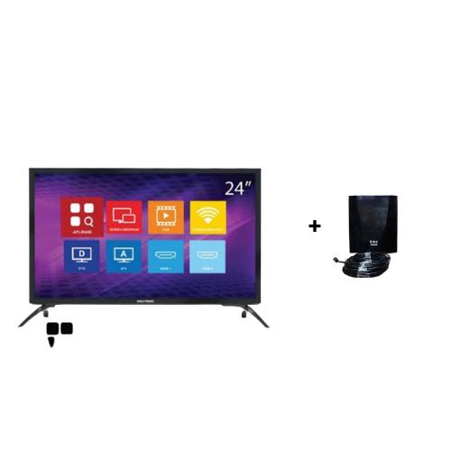 Gambar POLYTRON SMART TV PLD 24CV1869 LED 24INCH PLD 24CV1869 DIGITAL - UNIT+ANTENA dari SaranaGemilang undefined Tokopedia
