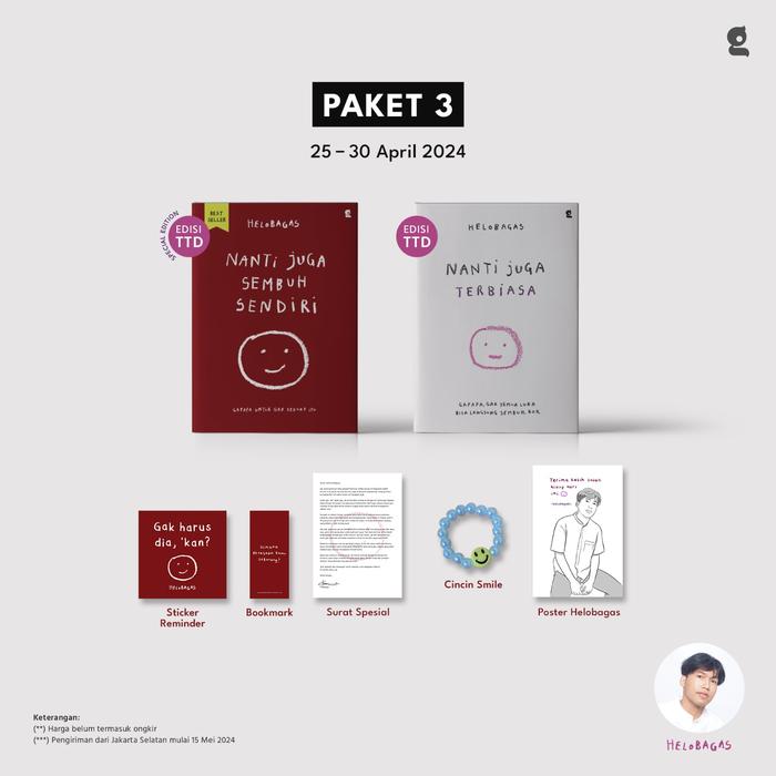 Gambar Buku Selfimprovment - nanti juga sembuh Sendiri - helobagas - Bumifksi - Special PKT 3 dari BumifiksiJogjakarta undefined Tokopedia