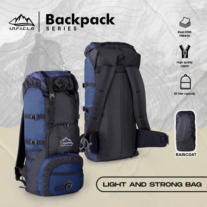 Gambar Tas Gunung Hiking Murah Outdoor Original Rei Backpack Carrier- SVN 014 - Navy dari HILAL BILAL SHOP_NEW undefined Tokopedia
