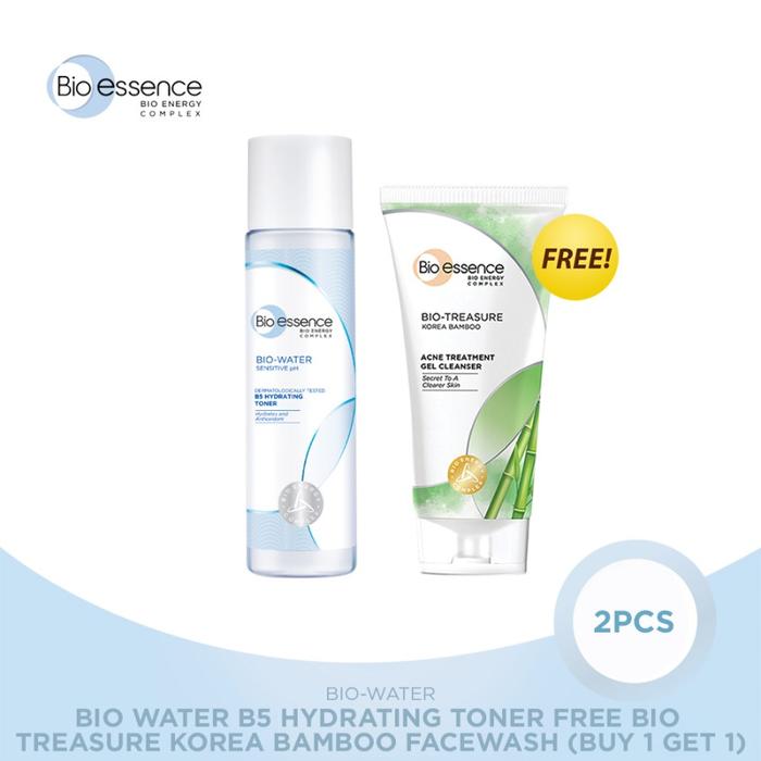 Gambar Bio Water B5 Hydrating Toner FREE Bio Treasure Korea Bamboo Facewash (BUY 1 GET 1) dari wiprounzaid undefined Tokopedia