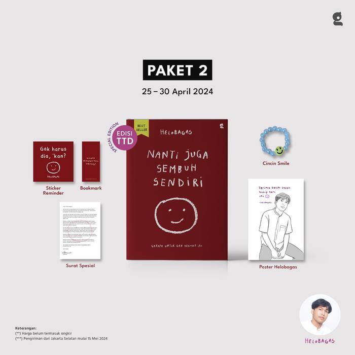 Gambar Buku Selfimprovment - nanti juga sembuh Sendiri - helobagas - Bumifksi - Special PKT 2 dari BumifiksiJogjakarta undefined Tokopedia
