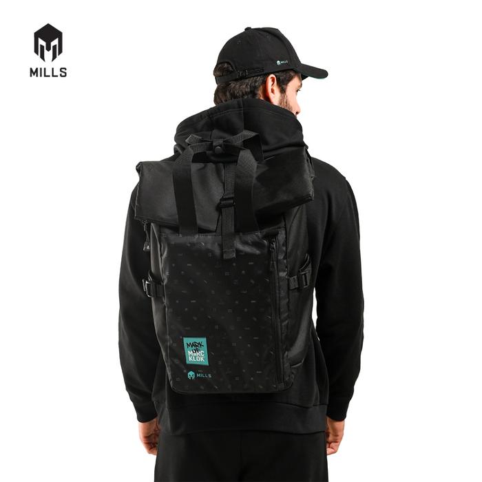 Gambar MILLS Tas Olahraga Backpack Mark Of Marc Roll Top Backpack A5 5034 Black dari MUNIK SPORT undefined Tokopedia