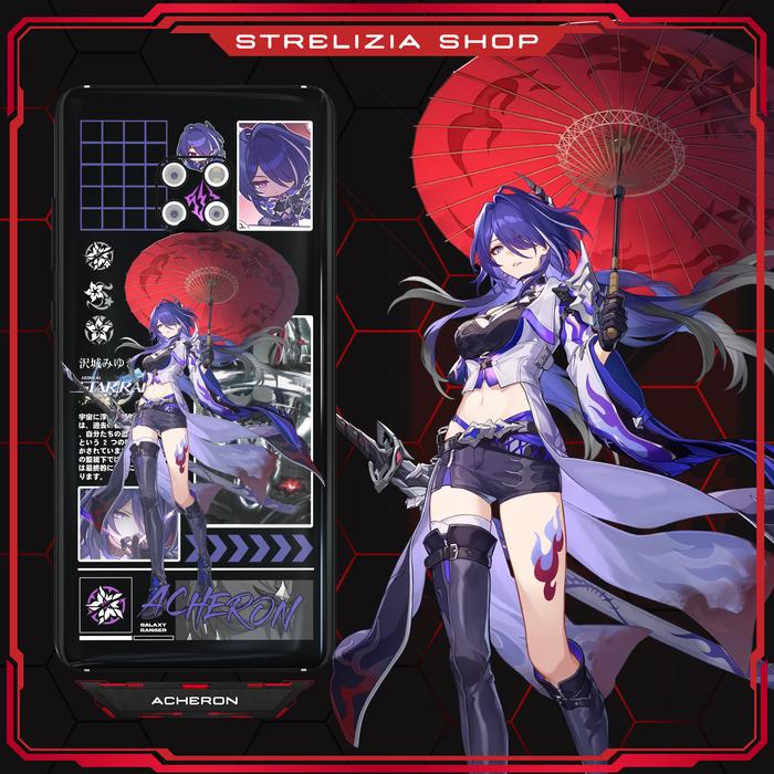 Gambar Phone Case Honkai Star Rail Acheron - Design 1, Hardcase 3D dari Strelizia Shop undefined Tokopedia