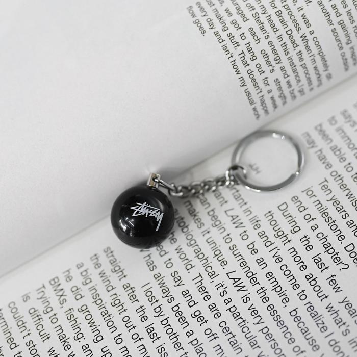 1円 STUSSY XXX 001Silver10SS115 BKD KEYCHAIN ステューシー スカル 