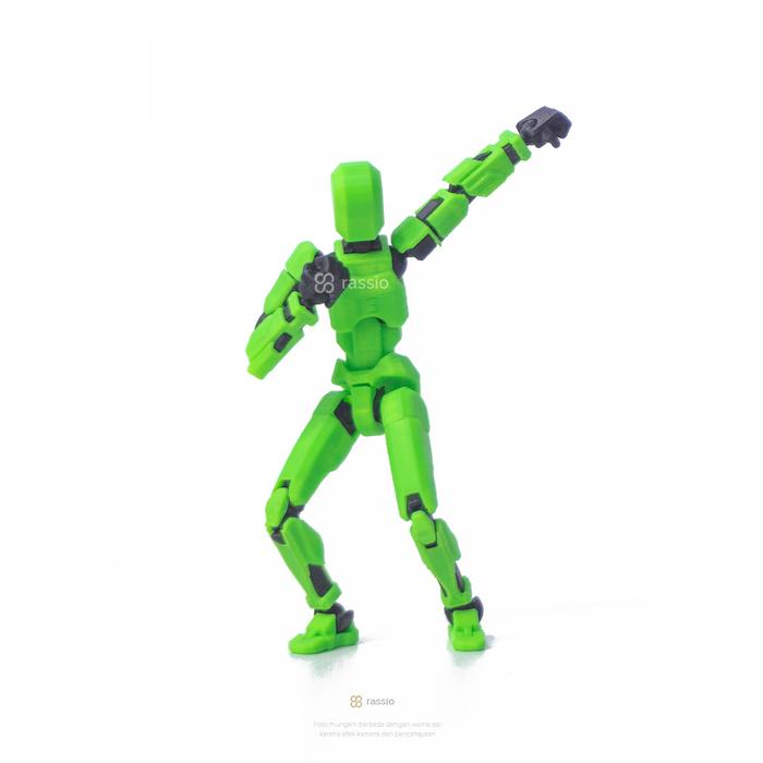 Gambar Dummy 13 Articulated Poseable Action Figure (Black Frame) dari Rassio Store undefined Tokopedia