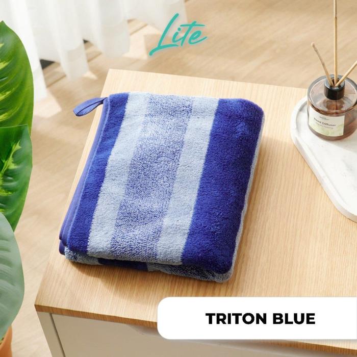 Gambar Kintakun Lite Handuk Sport Coral Fleece Bath Towel 35x75 Cm - Triton Blue dari Home-klik Tegal undefined Tokopedia
