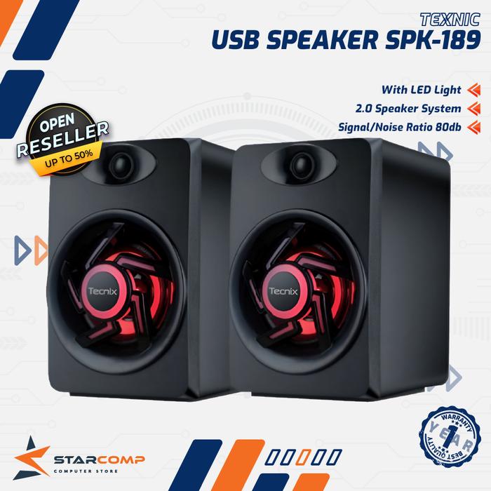 Gambar SPEAKER USB TECNIX SPK-189 dari Starcomp Origin undefined Tokopedia