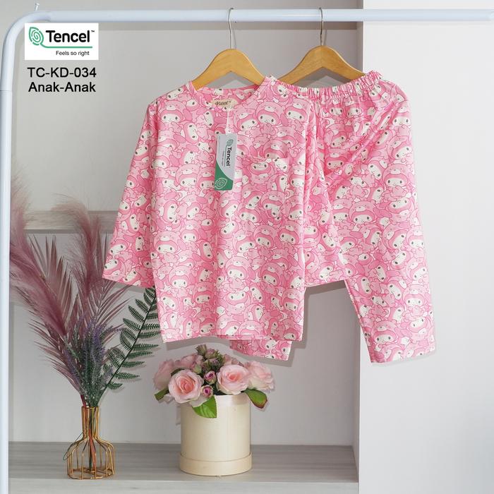 Gambar GREET NIGHT WEAR - PIYAMA PANJANG PANJANG TENCEL ANAK MIX TC-KD PTP 2 - TC-KD-034, SIZE 4 dari greetnightwear undefined Tokopedia