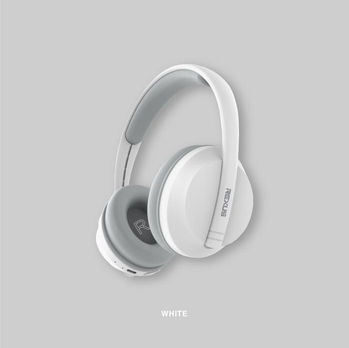 Gambar REXUS BT7 BLUETOOTH Headset - WHITE dari GGSTORESBY undefined Tokopedia