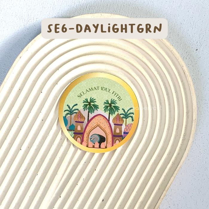 Gambar Sticker Toples Cookies Lebaran Diameter 6 Cm - SE6-DAYLIGHTGRN dari paperycut undefined Tokopedia