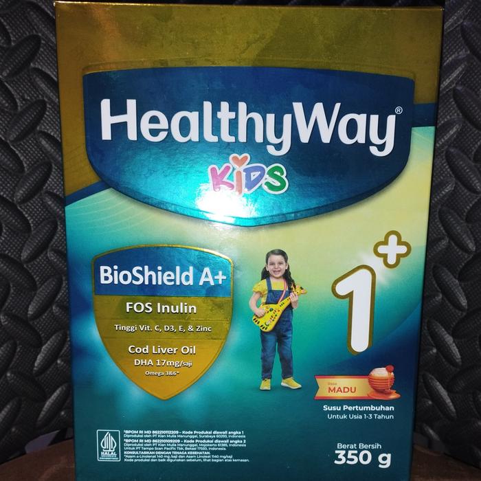 Gambar HEALTHYWAY KIDS 1+ 350gr - Honey dari TOKO BAROKAH SUSU undefined Tokopedia