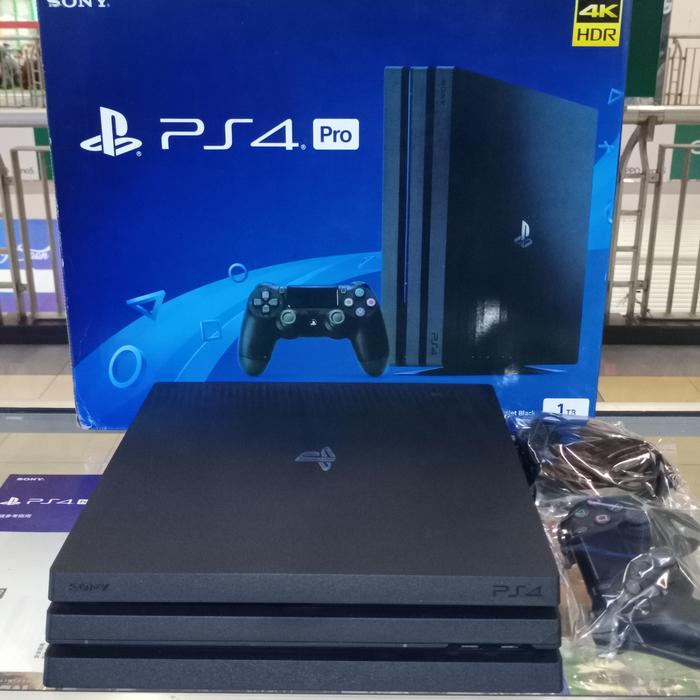 Ps4 Set Jual PS4 Pro 1TB Original Full Set .. playstation 4 pro - Hitam - Kota ...