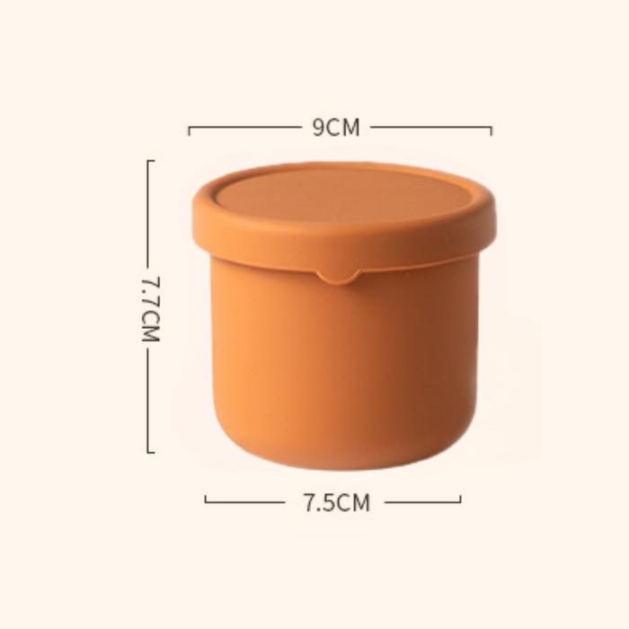 Gambar SUMO - HARUKA Kotak Food Serbaguna Tempat Lunch Box Silicone Penyimpanan Bekal Silikon Bento Box Makan Minimalis Wadah Makanan Estetis - Small Orange dari Sumo Homeware undefined Tokopedia