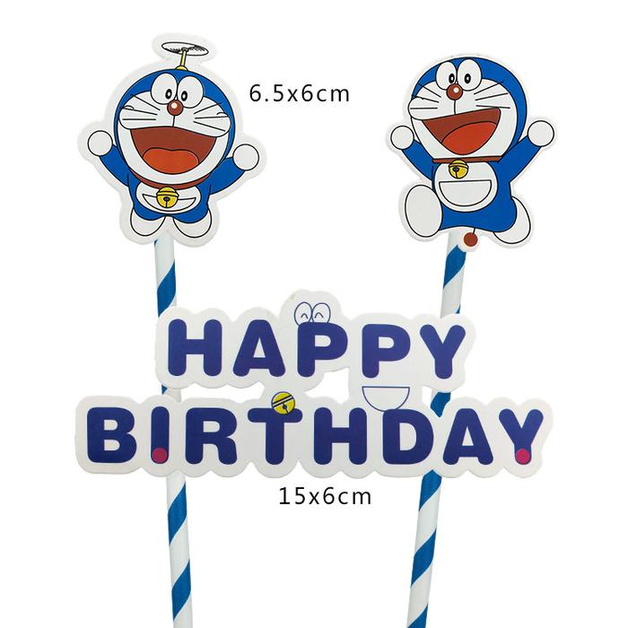 Gambar Dekorasi Cake Tema Doraemon / Tusukan Dan Tancapan Bendera Doraemon - BenderaDoraemon dari Crystall Puding dan Cake undefined Tokopedia