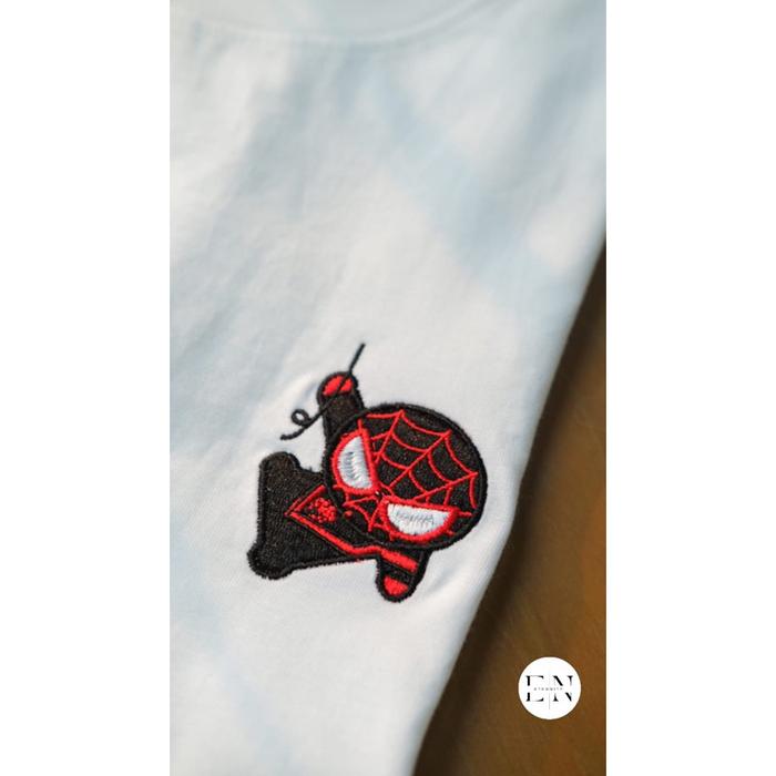 Gambar Kaos Couple Spiderman Miles Morales & Gwen Stacy Combed 20s Premium - miles morales h, XL dari safitiri undefined 5 Tokopedia
