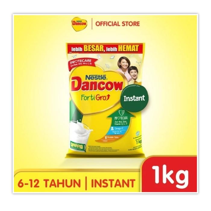 Gambar Dancow Fortigro Instant 6-12 tahun 1 kg Susu Bubuk Anak dari Me3150 undefined Tokopedia
