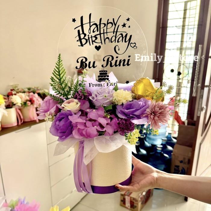 Gambar Papan Bunga Akrilik Large Congratulation Opening Toko Bloombox acrylik - Akrilik M Lilac dari Emily 8STORE undefined Tokopedia
