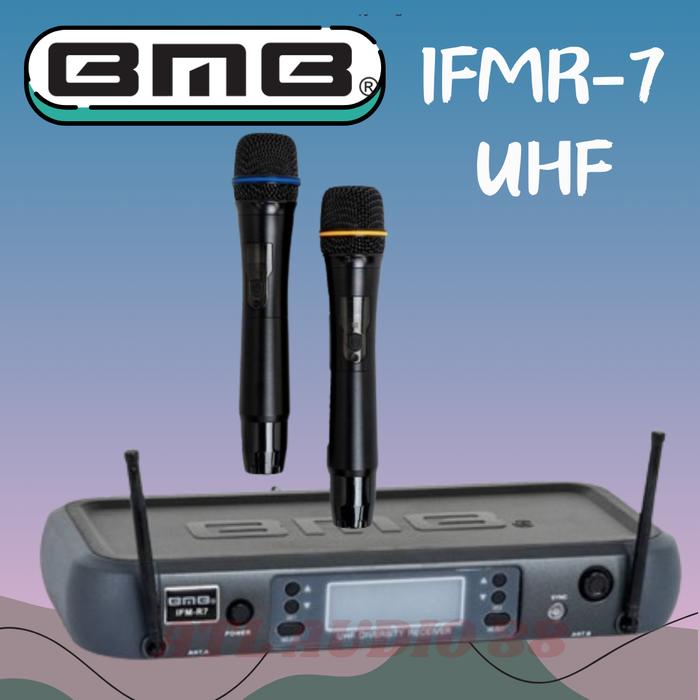 Gambar Microphone Wireless BMB IFMR-7 UHF/ IFM-R7 UHF/ IFMR7 UHF Mic Wireless dari ATL AUDIO 88 undefined Tokopedia