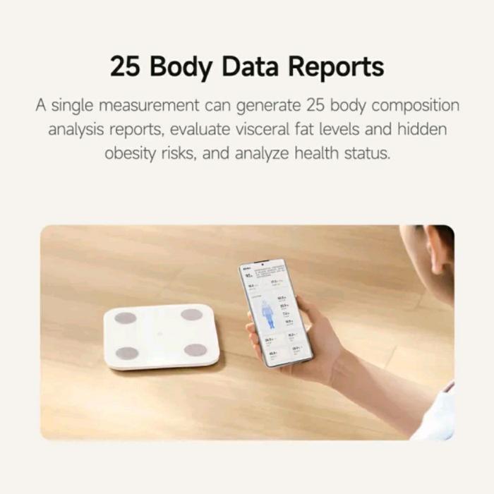 Gambar XIAOMI MI SMART BODY FAT SCALE 2 PRO TIMBANGAN BADAN 13 DATA FUL VERSI - body fat s400 dari CV Barokah Sukses undefined Tokopedia