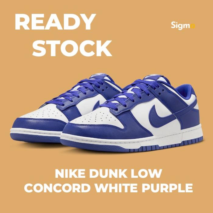 Promo Sneakers Nike Dunk Low Concord White Purple di Sigma Kicks  Sneakers Store Tokopedia