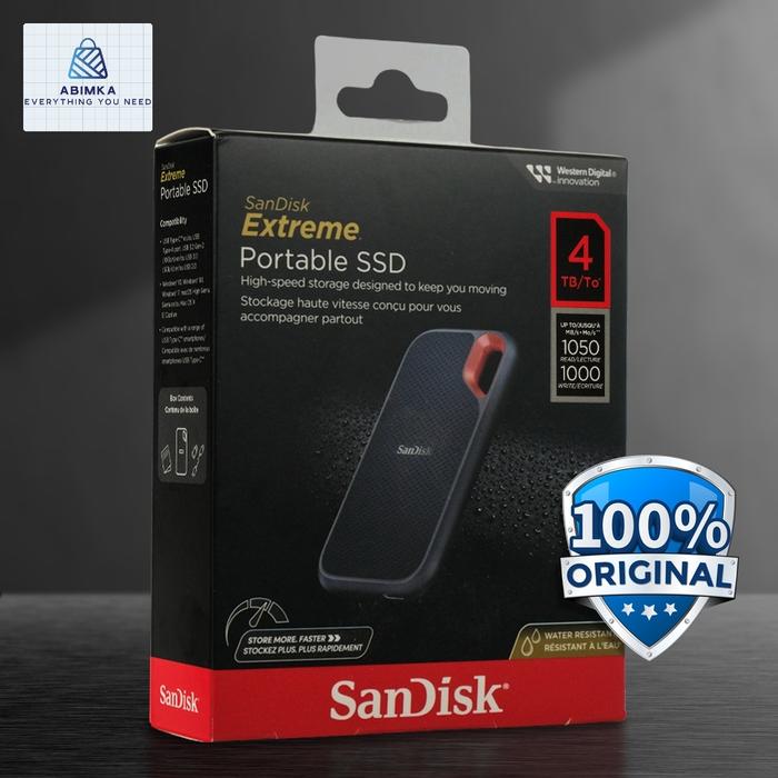早い者勝ち】SanDisk エクストリーム ポータブル SSD 4TB 【公式通販】