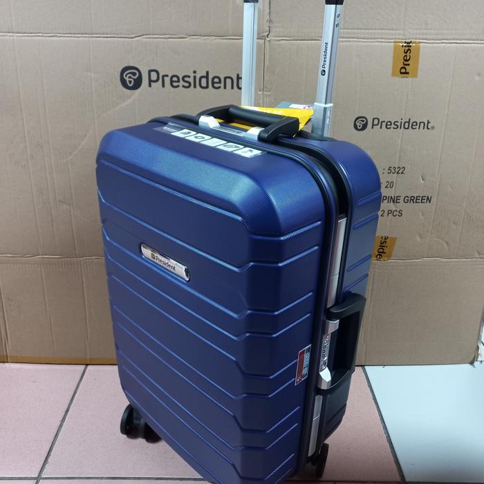 Gambar koper president original 20 inch 5322 non zipper - metalic blue, 20 inch dari Toko Tas Bagasi undefined Tokopedia