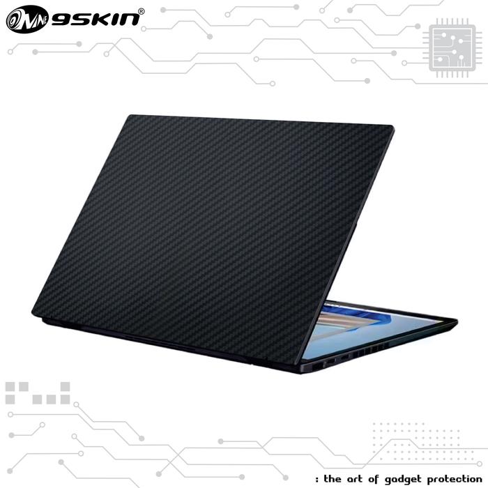 Gambar 9Skin - ASUS Zenbook DUO UX8406 Skin Protector - Vinyl Texture - Black Carbon, Front Only dari 9SKIN Premium undefined Tokopedia
